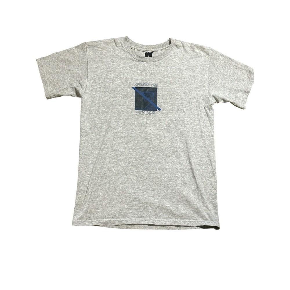 10.Deep Arrest The Police T Shirt‎ Size Small Grey Double Sided Made In USA